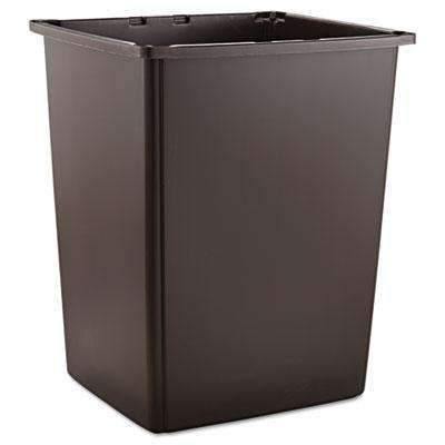 RUBBERMAID COMMERCIAL PROD. Glutton Container, Rectangular, 56gal, Brown - Janitorial Superstore