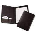 Samsill® Professional Padfolio, Storage Pockets/Card Slots, Writing Pad, Black - Janitorial Superstore