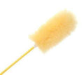 Duster Fresh Scented, Sensational Lemon Aroma, Yellow Wool and Handle. 12” Dusting Pom, 26” Overall - Janitorial Superstore