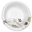 DIXIE FOOD SERVICE Pathways Heavyweight Paper Bowls, 20oz, White/Green/Burgundy, 125/Pack - Janitorial Superstore