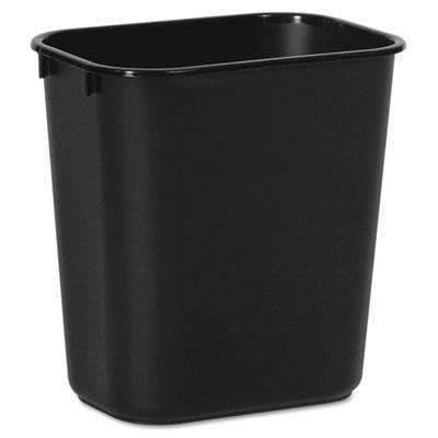 Soft-Sided Wastebasket, 14qt, Plastic, Black - Janitorial Superstore