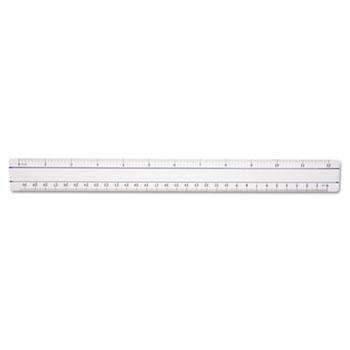 Westcott® 12 Magnifying Ruler, Plastic, Clear — Janitorial Superstore