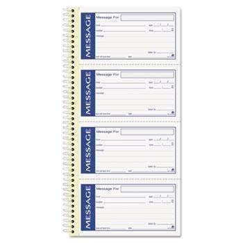 Adams® Write 'n Stick Phone Message Pad, 2 3/4 x 4 3/4, Two-Part Carbonless, 200 Forms - Janitorial Superstore