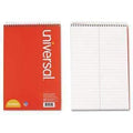 Universal® Steno Book, Gregg Rule, 6 x 9, White, 80 Sheets - Janitorial Superstore