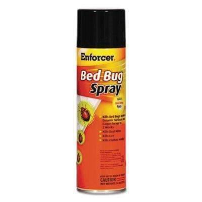 Enforcer Bed Bug Spray For Bed Bugs/Dust Mites/Lice/Moths, 14oz Spray Can - Janitorial Superstore