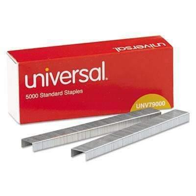 Universal Office Products Standard Chisel Point 210 Strip Count Staples, 5,000/Box, 5 Boxes per Pack - Janitorial Superstore