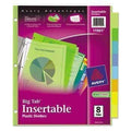 Avery® Insertable Big Tab Plastic Dividers, 8-Tab, Letter - Janitorial Superstore