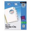 Avery® Write & Erase Big Tab Paper Dividers, 5-Tab, Letter - Janitorial Superstore