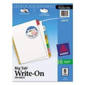 Avery® Write & Erase Big Tab Paper Dividers, 8-Tab, Letter - Janitorial Superstore