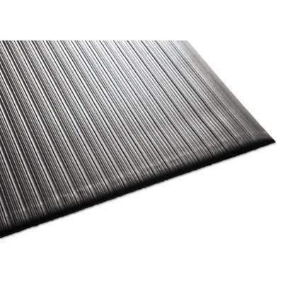 Air Step Antifatigue Mat, Polypropylene, 36 x 60, Black - Janitorial Superstore