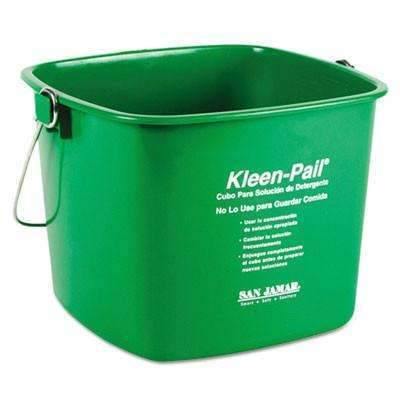 The Colman Group, Inc Kleen-Pail, 6qt, Plastic, Green, - Janitorial Superstore