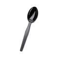 SmartStock® Black Heavy Weight Polystyrene Spoon - Boxed 960 cs - Janitorial Superstore