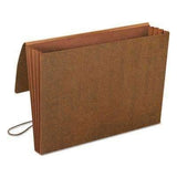 SMEAD MANUFACTURING CO. 3 1/2" Exp Wallets w/Tyvek, Legal, Redrope Printed - Janitorial Superstore