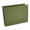 Box Bottom 3'' Hanging File Folders, Letter Size, 1/5-Cut Tab, Standard Green, 25/Box - Janitorial Superstore