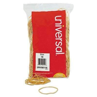 Universal® Rubber Bands, Size 19, 3-1/2 x 1/16, 1240 Bands/1lb Pack - Janitorial Superstore