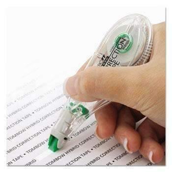 Tombow® MONO Hybrid Style Correction Tape, 1/6" x 394", Non-Refillable, 10/Pack - Janitorial Superstore