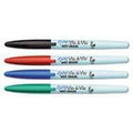 Vis-à-Vis Wet Erase Marker, Fine Bullet Tip, Assorted Colors, 4/Set - Janitorial Superstore