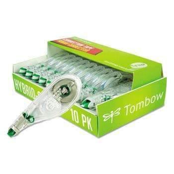 Tombow® MONO Hybrid Style Correction Tape, 1/6" x 394", Non-Refillable, 10/Pack - Janitorial Superstore