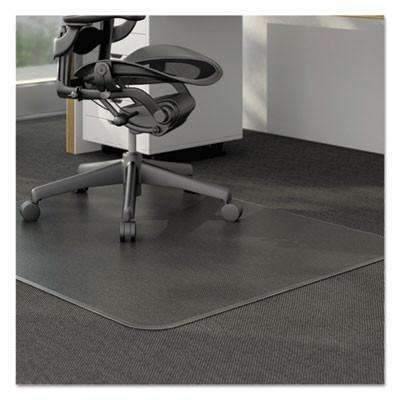 Universal Office Products Studded Chair Mat for Low Pile Carpet, 46 x 60, Clear - Janitorial Superstore