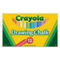 Crayola® Colored Drawing Chalk, 12 Assorted Colors 12 Sticks/Set - Janitorial Superstore