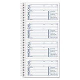 TOPS™ Spiralbound Message Book, 2 3/4 x 5, Two-Part Carbonless, 400/Book - Janitorial Superstore