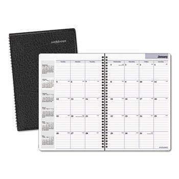 AT-A-GLANCE® DayMinder® Monthly Planner, 7 7/8 x 11 7/8, Black Two-Piece Cover, 2023-2025 - Janitorial Superstore
