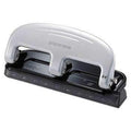 PaperPro® 20-Sheet Capacity ProPunch Three-Hole Punch, Black/Silver - Janitorial Superstore