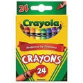 BINNEY & SMITH / CRAYOLA Classic Color Crayons, Peggable Retail Pack, 24 Colors - Janitorial Superstore