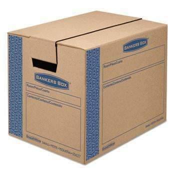 Bankers Box® SmoothMove Prime Moving/Storage Boxes, 16l x 12w x 12h, Kraft, 10/Carton - Janitorial Superstore
