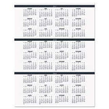 House of Doolittle™ Recycled Wirebound Weekly/Monthly Planner, 8 1/2 x 11, Black Leatherette, 2023 - Janitorial Superstore