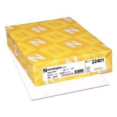NEENAH PAPER Color Cardstock, 65lb, 8-1/2 x11, Stardust White, 250 Sheets - Janitorial Superstore