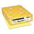 NEENAH PAPER Exact Index Card Stock, 110lb, 8.5 x 11, Canary, 250/Pack - Janitorial Superstore