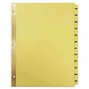Universal® Preprinted Plastic-Coated Tab Dividers, 12 Month Tabs, Letter, Buff, 12/Set - Janitorial Superstore
