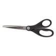Universal Office Products Economy Scissors, 7" Length, Straight Handle, Stainless Steel, Black - Janitorial Superstore