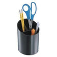 Universal® Recycled Big Pencil Cup, Plastic, 4 1/4 dia. x 5 3/4, Black - Janitorial Superstore
