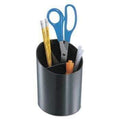Universal® Recycled Big Pencil Cup, Plastic, 4 1/4 dia. x 5 3/4, Black - Janitorial Superstore