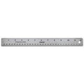 Universal® Stainless Steel Ruler w/Cork Back and Hanging Hole, 12