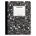 Universal® Composition Book, Wide Rule, 9 3/4 x 7 1/2, White, 100 Sheets - Janitorial Superstore
