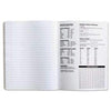 Universal® Composition Book, Wide Rule, 9 3/4 x 7 1/2, White, 100 Sheets - Janitorial Superstore