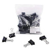 Universal® Medium Binder Clips, Zip-Seal Bag, 5/8