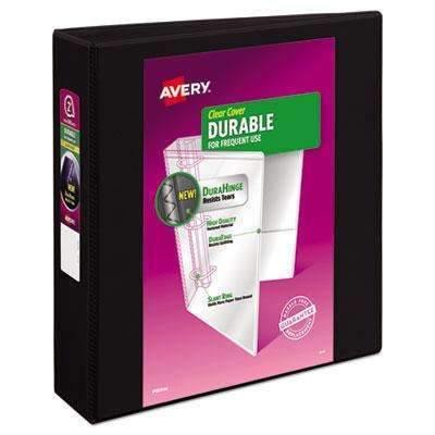 AVERY PRODUCTS CORPORATION Durable View Binder w/Slant Rings, 11 x 8 1/2, 2" Cap, Black - Janitorial Superstore