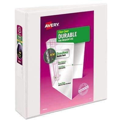 AVERY PRODUCTS CORPORATION Durable View Binder w/Slant Rings, 11 x 8 1/2, 2" Cap, White - Janitorial Superstore