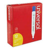 Universal® Dry Erase Marker, Chisel Tip, Blue, Dozen - Janitorial Superstore