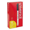 Universal® Pen Style Dry Erase Marker, Fine/Bullet Tip, Black, Dozen - Janitorial Superstore