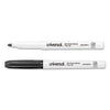 Universal® Pen Style Dry Erase Marker, Fine/Bullet Tip, Black, Dozen - Janitorial Superstore