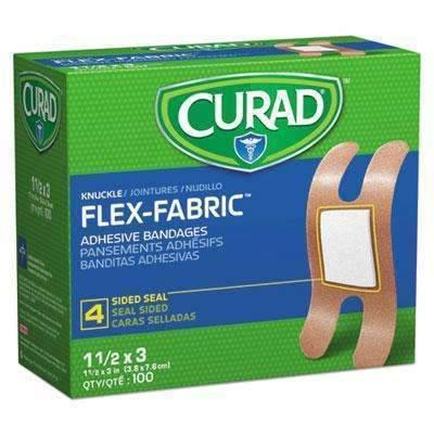 MEDLINE INDUSTRIES, INC. Flex Fabric Bandages, Knuckle, 100/Box - Janitorial Superstore