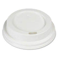 Boardwalk Hot Cup Lids, Fits 8 oz Hot Cups, White, 1000/Carton - Janitorial Superstore