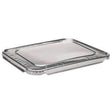 Silver Aluminum Half Size Flat Lid - 12.31" x 9.94" x .63" 100 cs - Janitorial Superstore