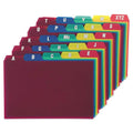 Oxford A-Z Poly Filing Index Cards - Janitorial Superstore