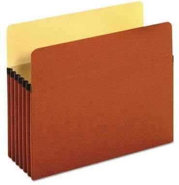 UNIVERSAL OFFICE PRODUCTS Redrope Expanding File Pockets, 5.25" Expansion, Letter Size, Redrope, 10/Box - Janitorial Superstore